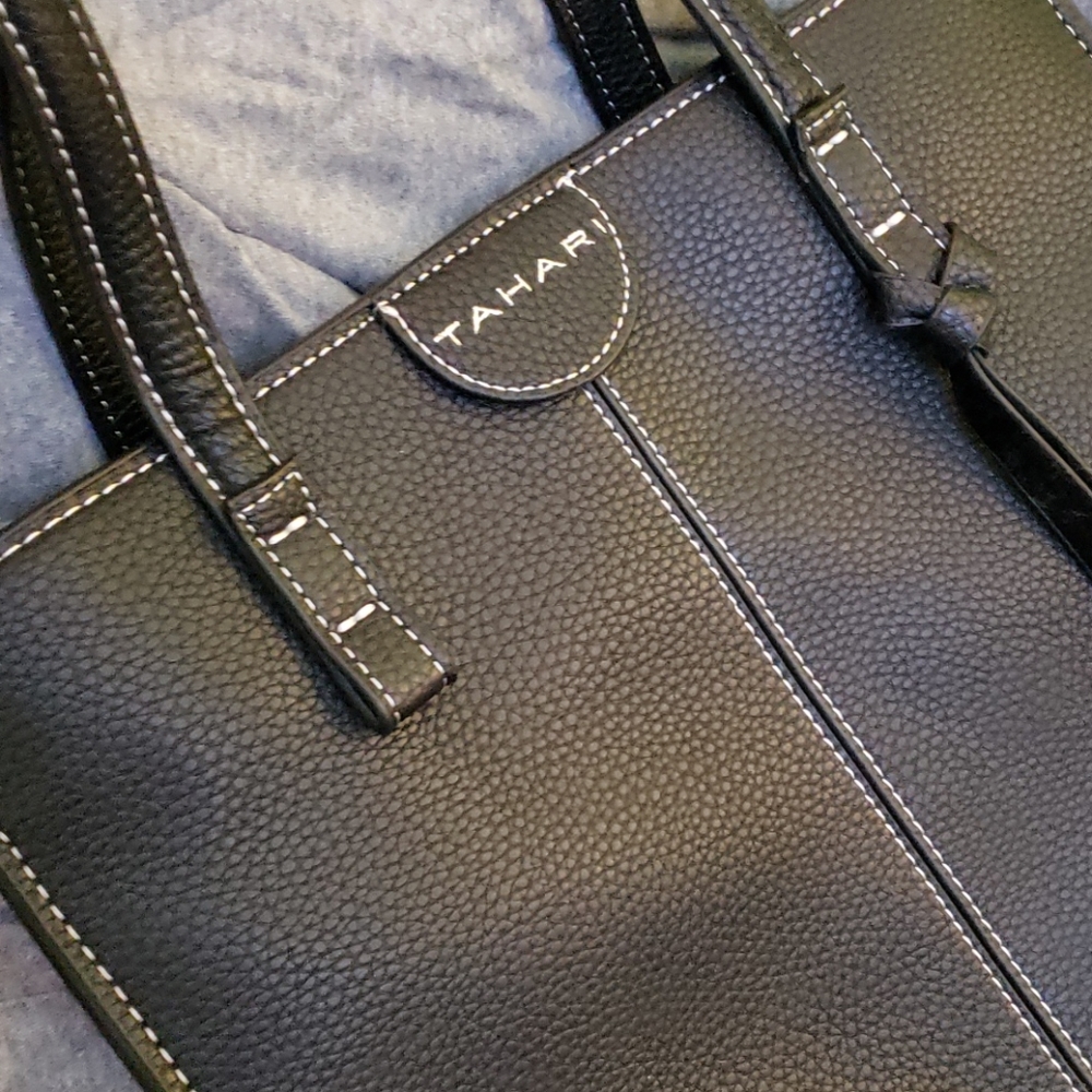 Tahari black purse